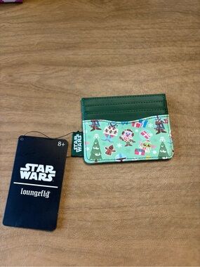 Loungefly Mint Green Star Wars Holiday Cardholder